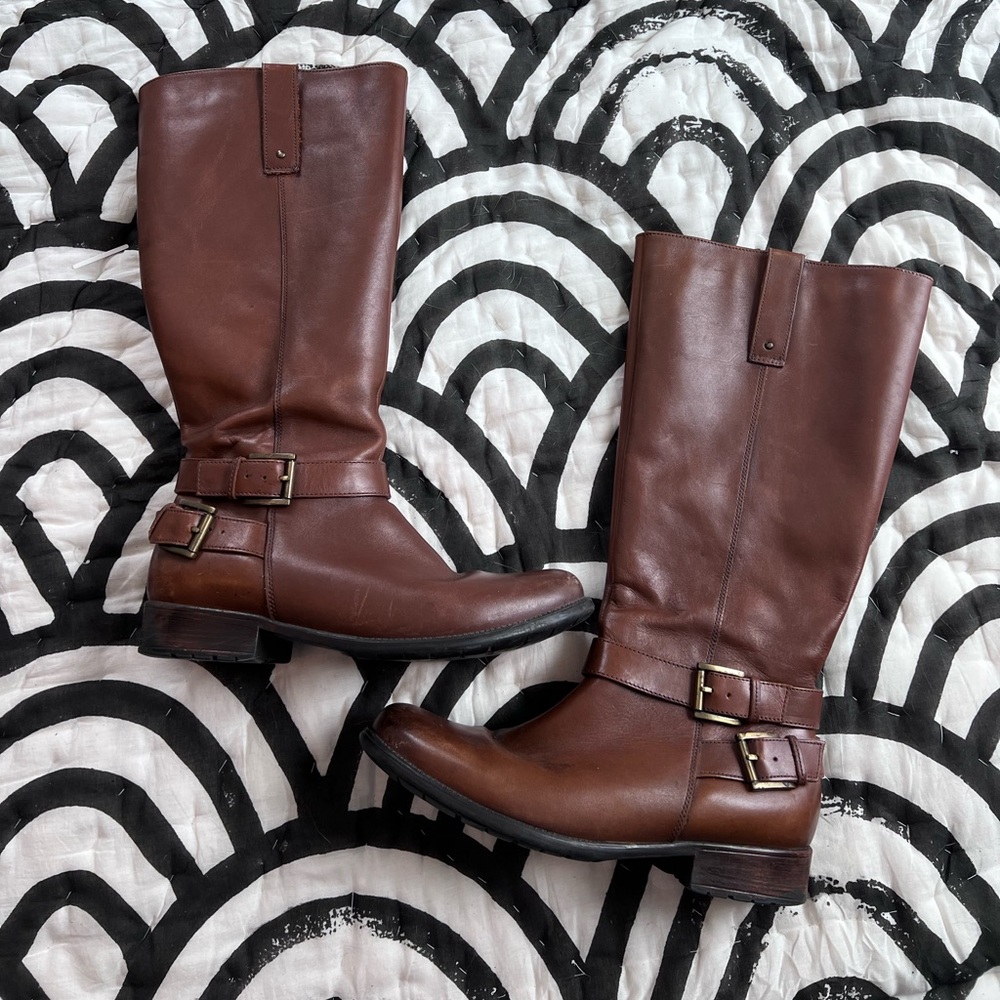 Clarks Brown Leather Boots